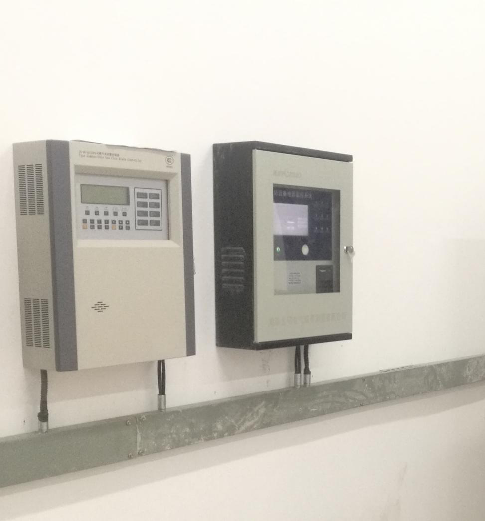 消防设备电源状态监控器的安装现场图